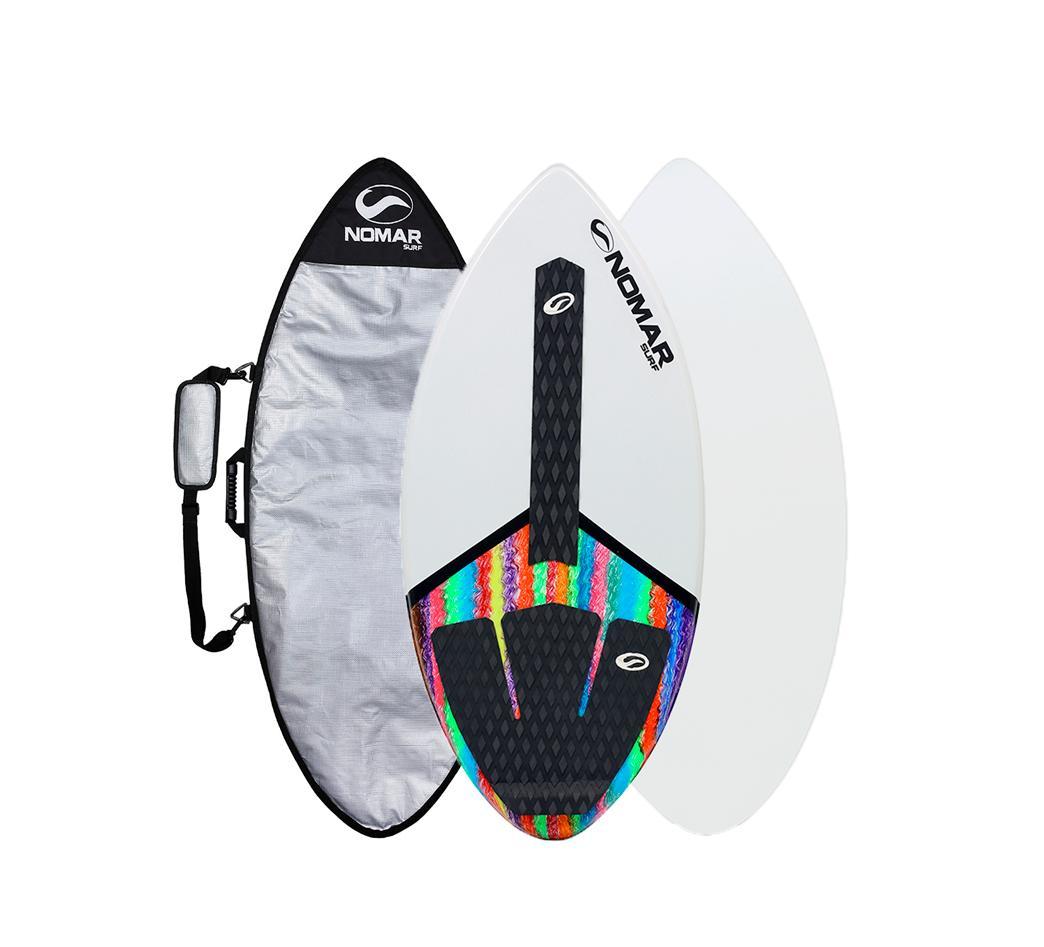 Miniatura Prancha De Skimboard Iniciante 1,10 Tie Dye + Capa