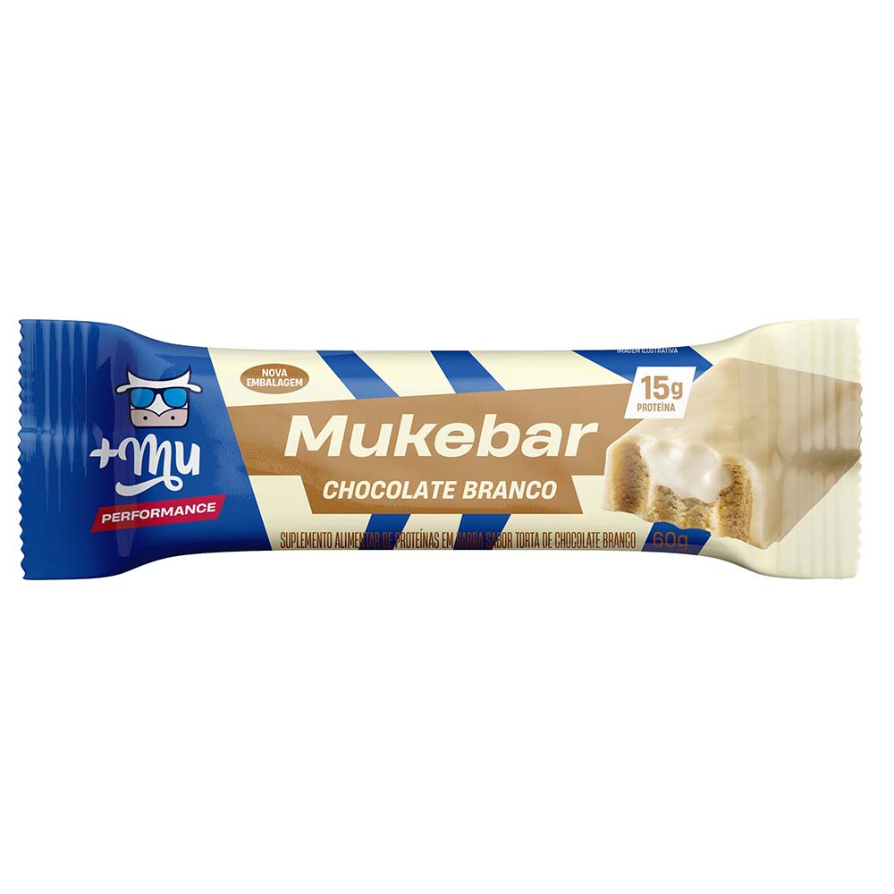 Miniatura Display Mukebar Mais Mu Performance Chocolate Branco 12un