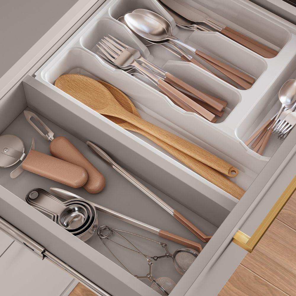 Miniatura Cozinha Completa Itatiaia Essence 5 Peças Fendi E Gris