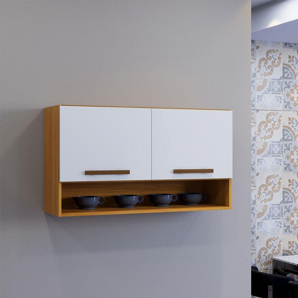 Miniatura Armário Aéreo Beta Freijó - Branco