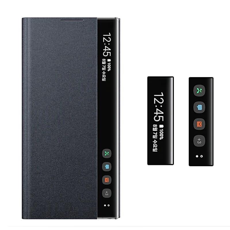 Miniatura Capa Clear View P/Samsung Galaxy Note 10  Preta