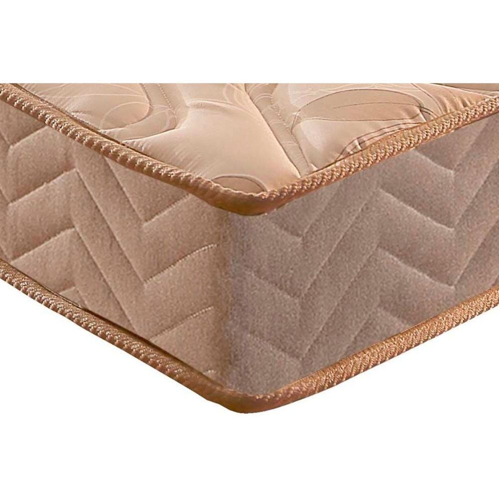 Miniatura Cama Box Baú Queen: Colchão Espuma D33 Paropas Pasquale + Base Crc Rústico Clean(158X198)