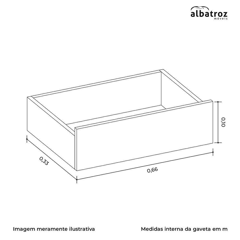 Miniatura Guarda Roupa Casal Ouro Verde 6 Portas Cinamomo-off White Com Espelho - Móveis Albatroz Cinamomo-off White