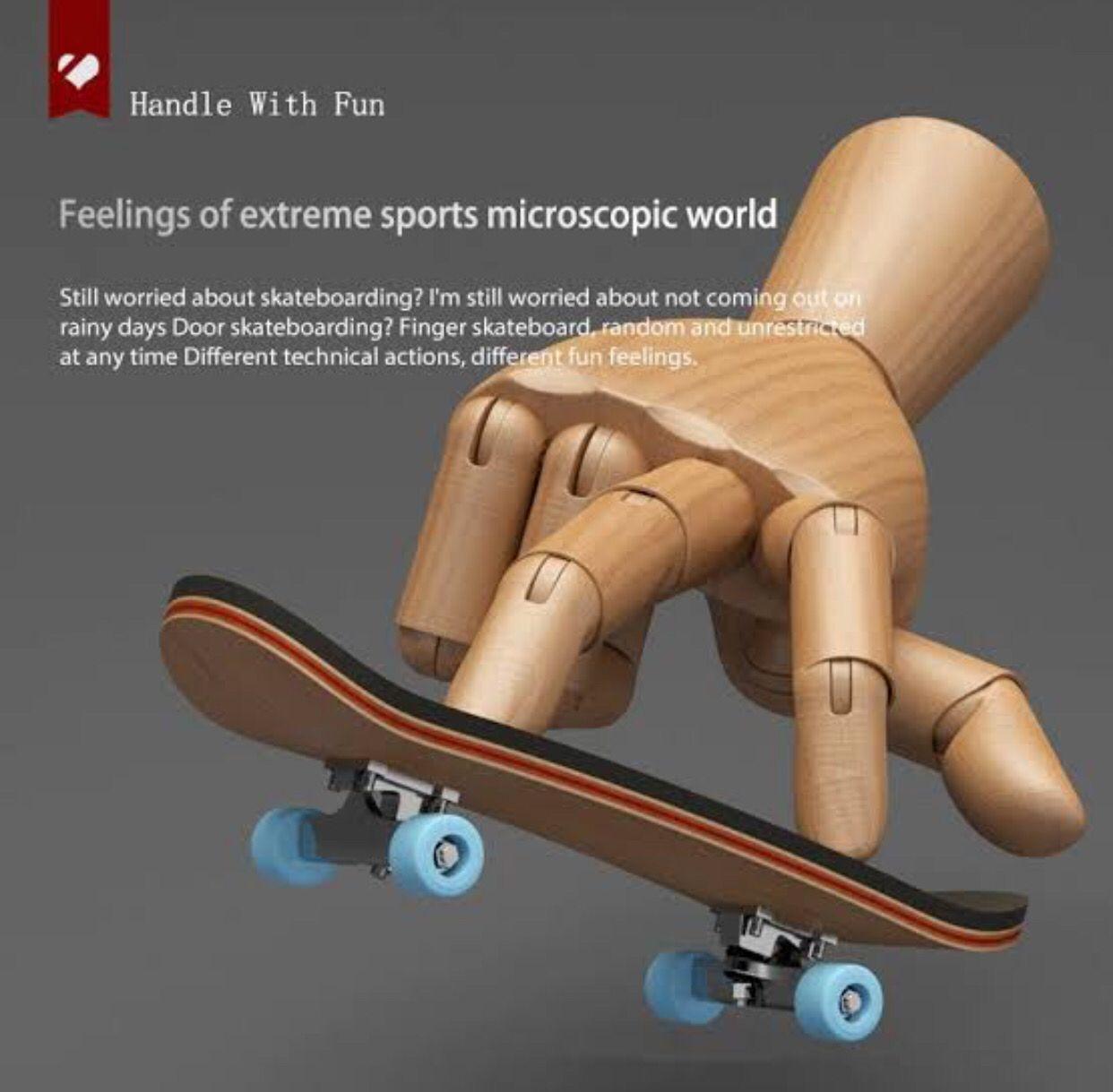 Miniatura Kit Radical Esportes De Dedo Fingerboard Bicicleta Scooter