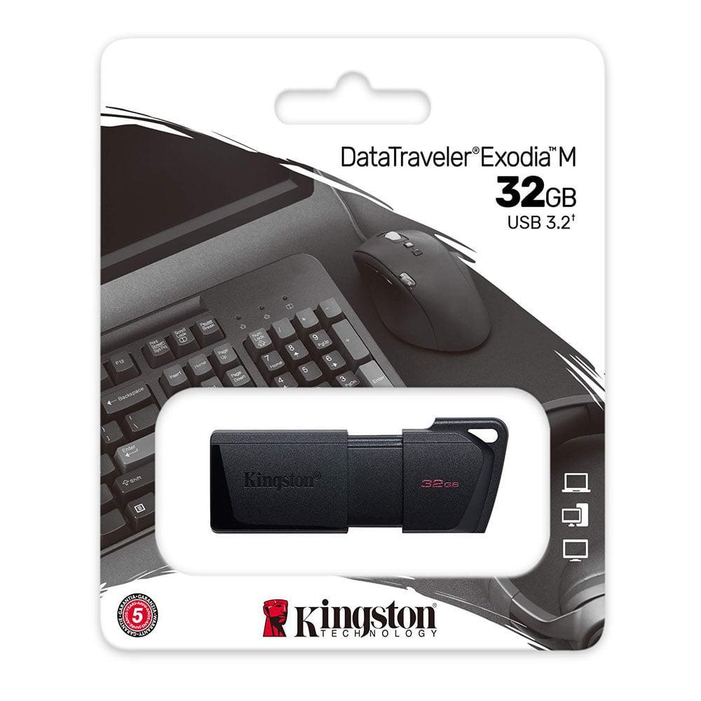 Miniatura Pen Drive 32Gb Kingston Datatraveler Exodia M Usb 3.2