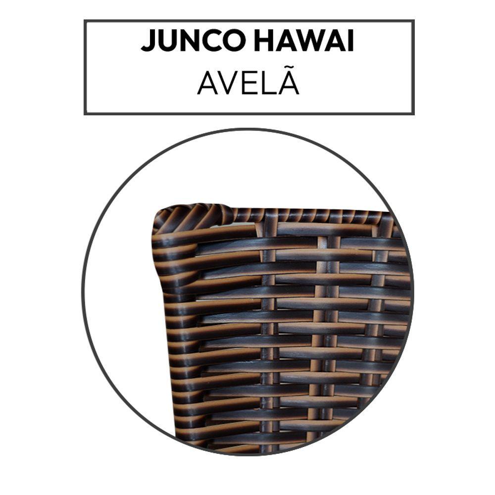 Miniatura 2 Cadeiras Para Mesa Preta Hawai Avelã Cor:vermelho