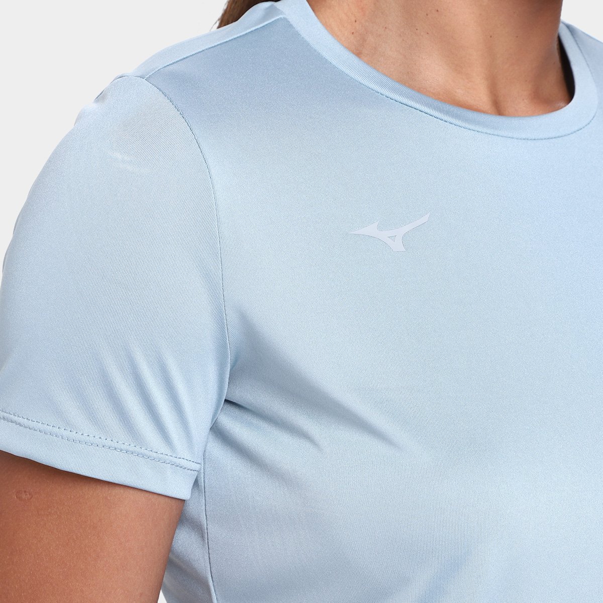Miniatura Camiseta Mizuno Energy 2.0 Feminina Azul Claro - G