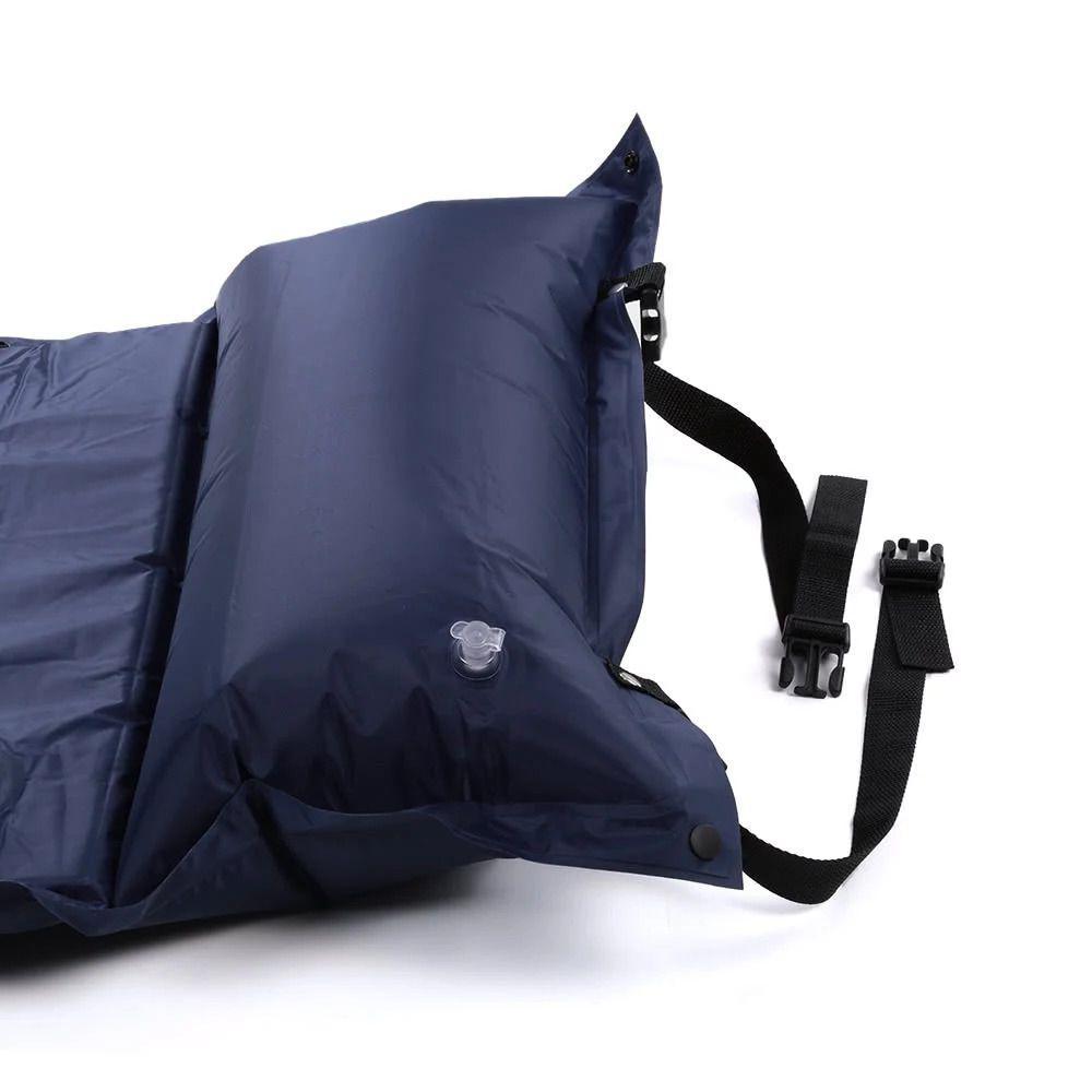 Miniatura Colchão Inflavel Automatico Enche Sozinho Camping Azul