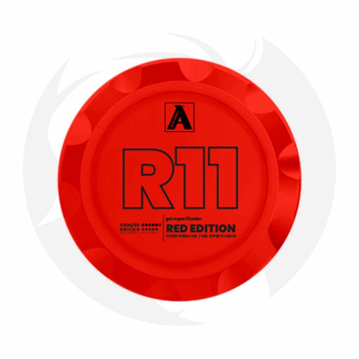 Miniatura Gel Para Cabelo Fixador Red Edition R11 250G Alfa Looks