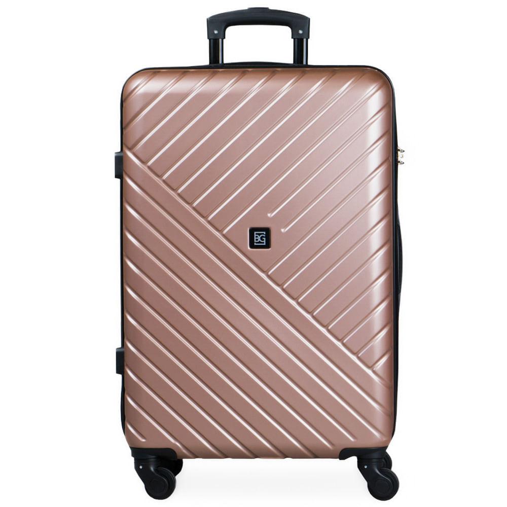 Miniatura Mala Média 23 Kg ABS 4 Rodas 26" Detroit Rosé Rosé - M