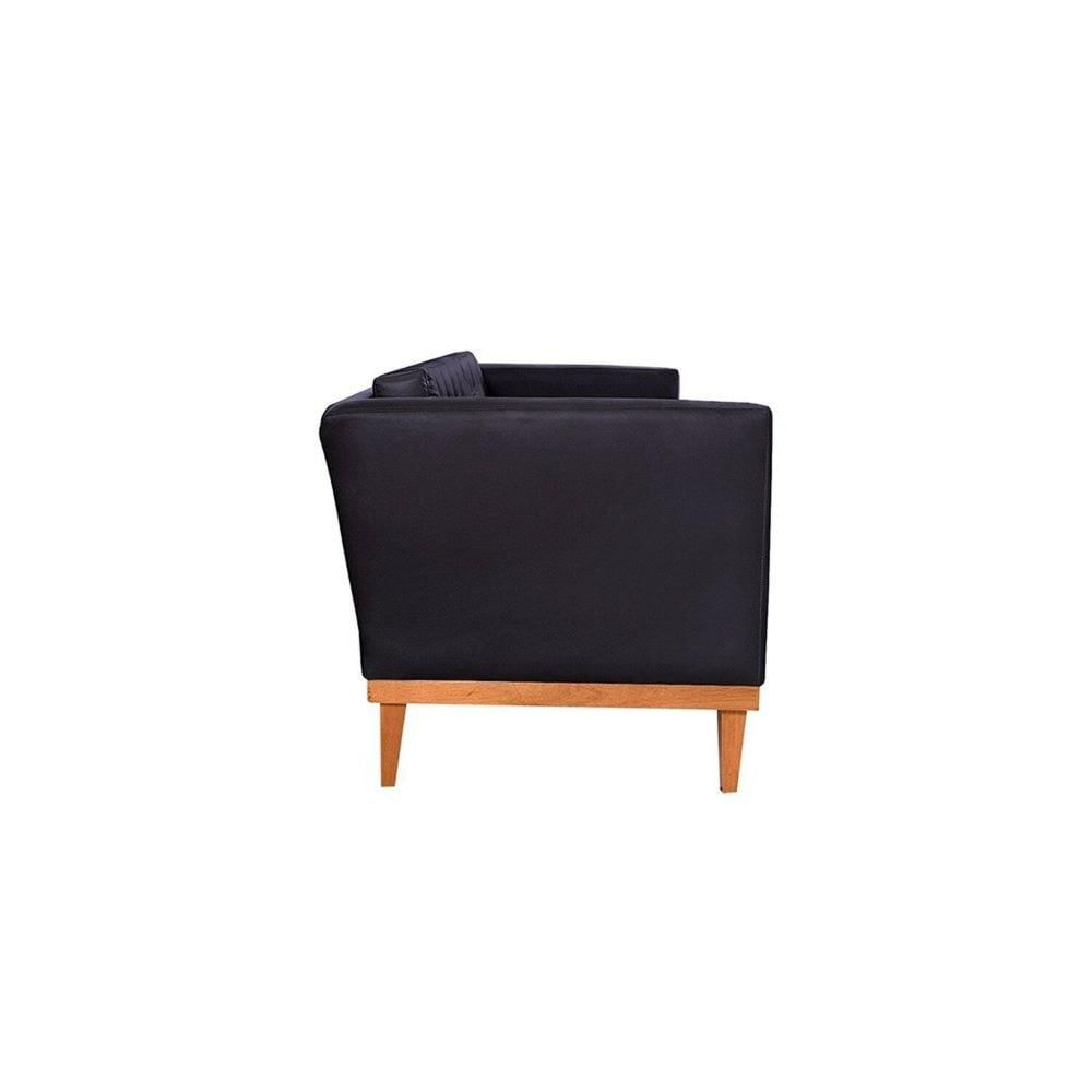 Sofá Expert 4 LUG Corino 81x219x85 cm Preto