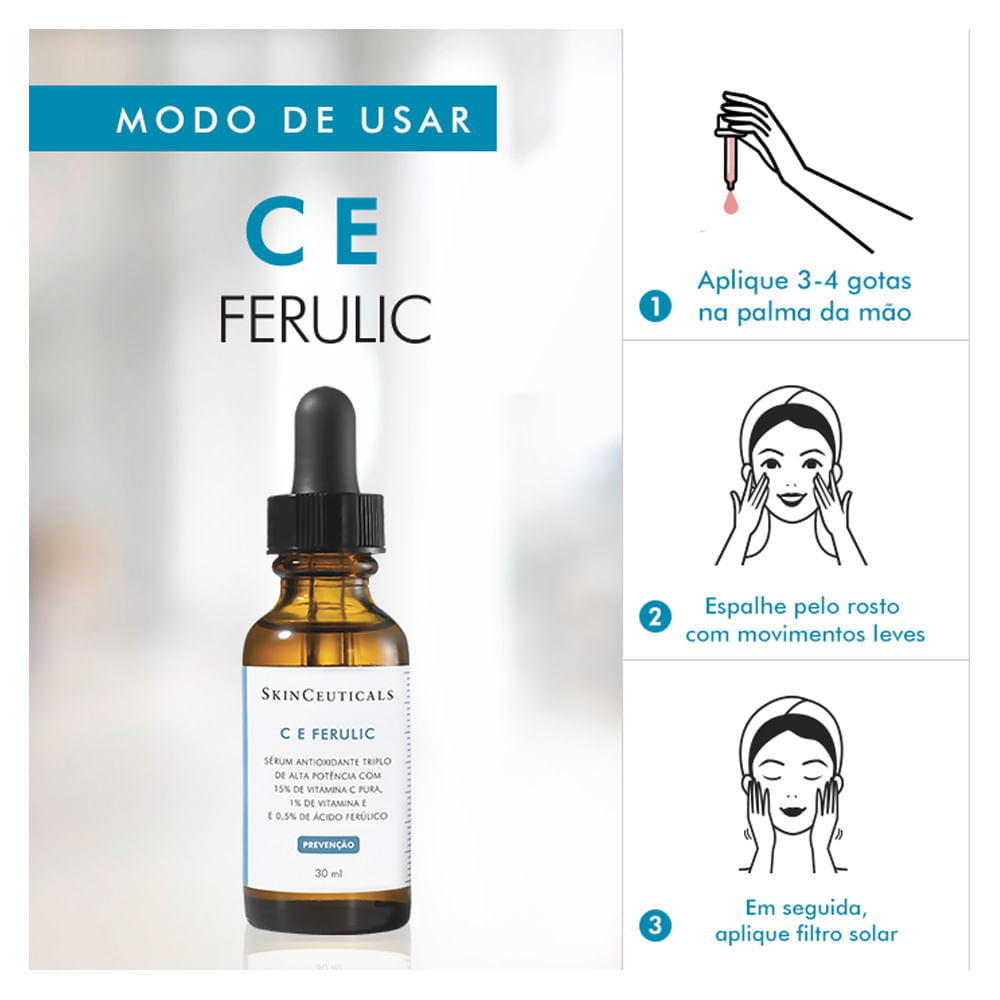 Miniatura C E Ferulic Skinceuticals - Rejuvenescedor Facial 15ml