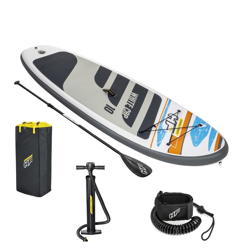 Miniatura Prancha Stand Up Inflável White Cap Remo Bomba Bolsa Bestway