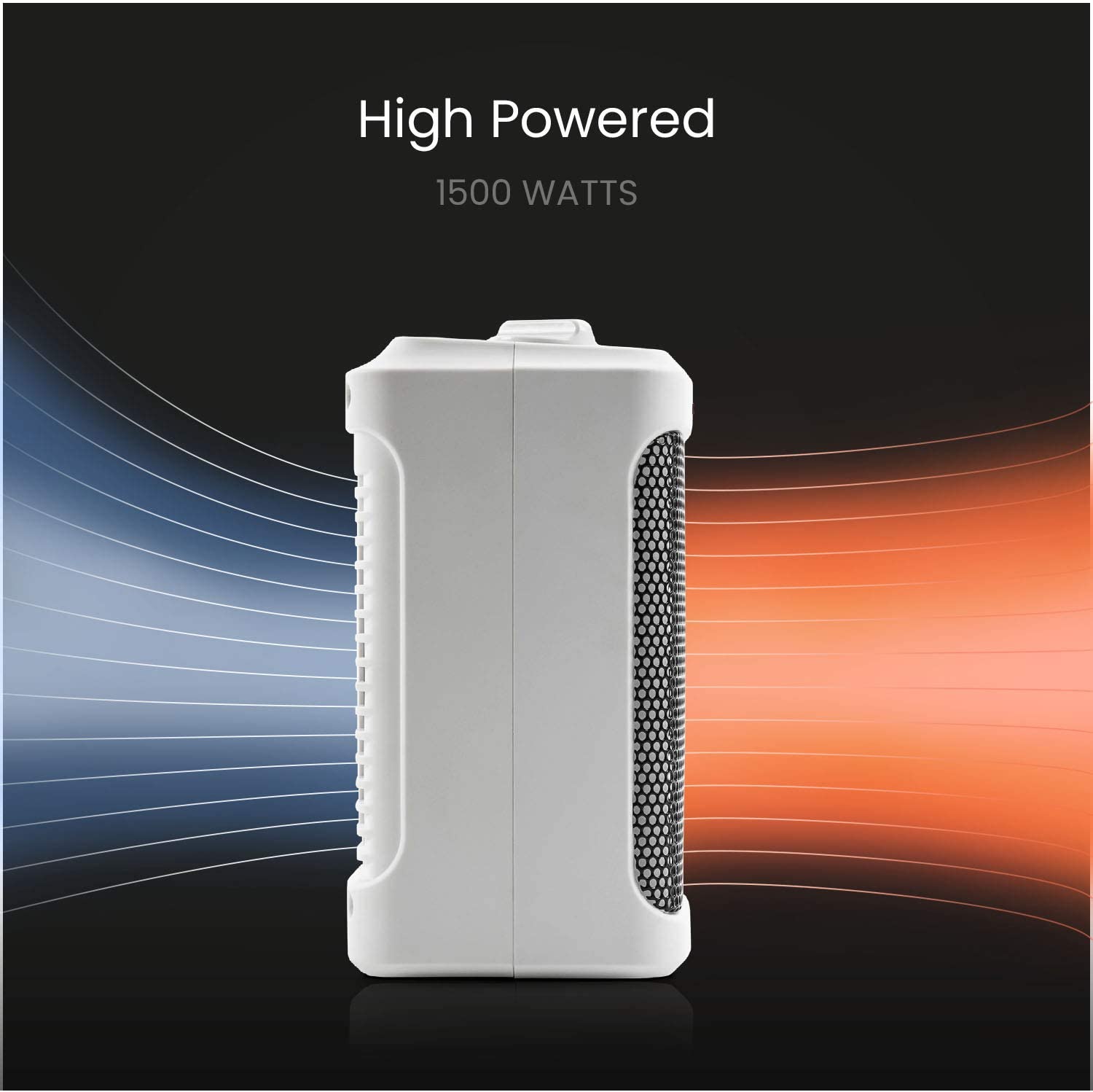 Miniatura Pro Breeze PBH09WUS Aquecedor Elétrico Portátil Silencioso 1 10V1500W Branco
