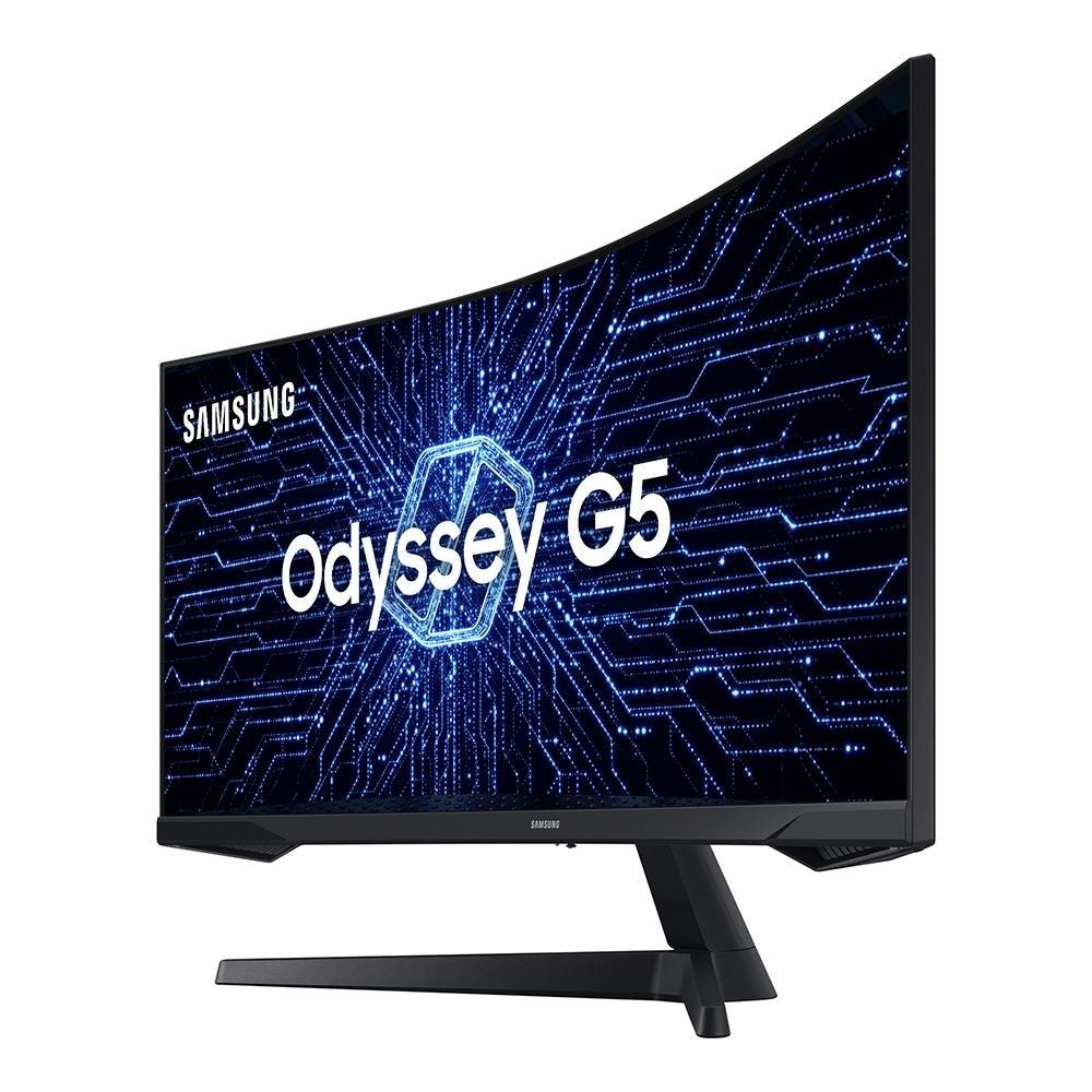 Miniatura Monitor Gamer Curvo Samsung Odyssey G5 34", WQHD, 165Hz, 1ms, FreeSync Premium, HDR10 - LC34G55TWWLMZD