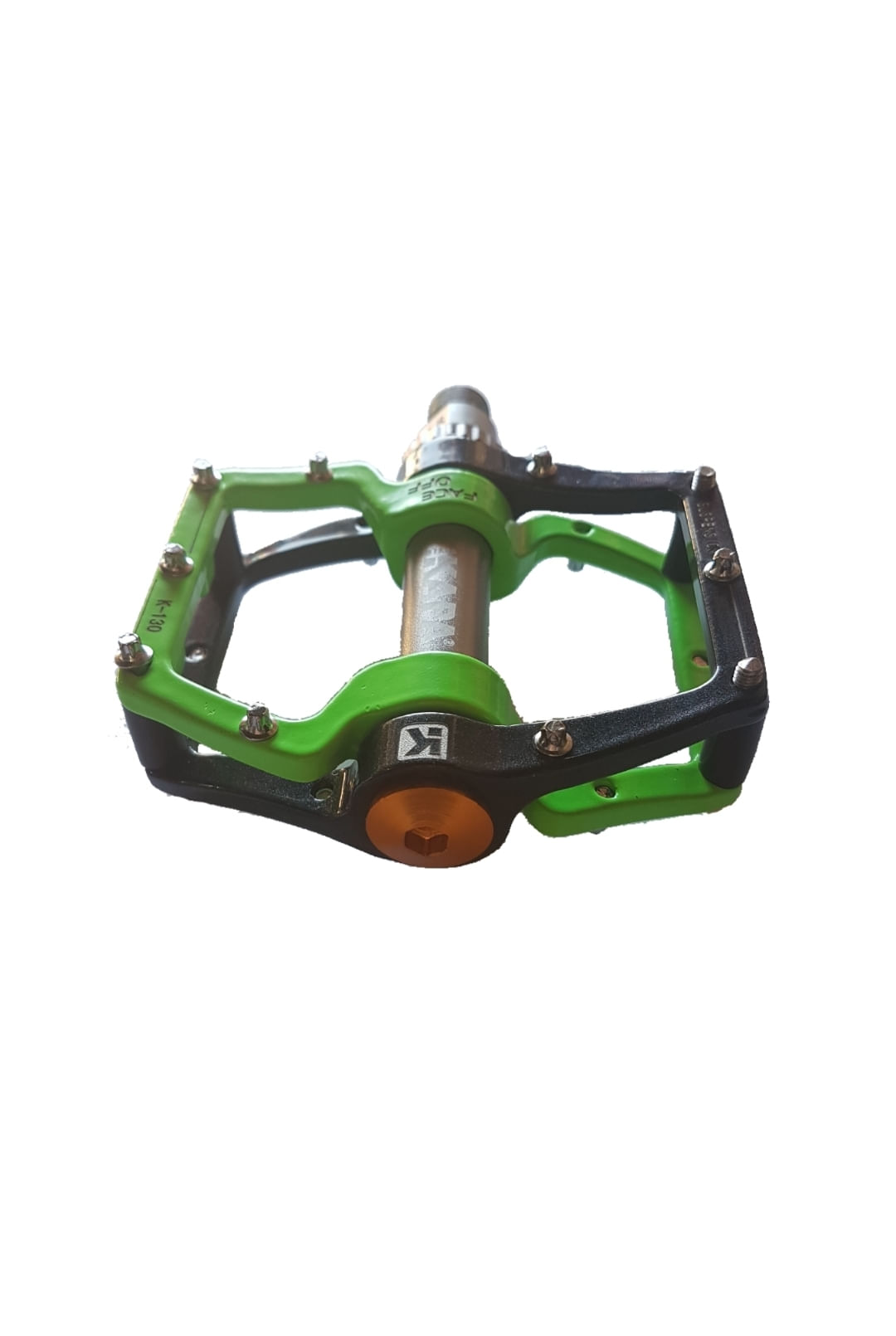 Miniatura Pedal Para Bicicleta Kapa Grosso Verde E Preto