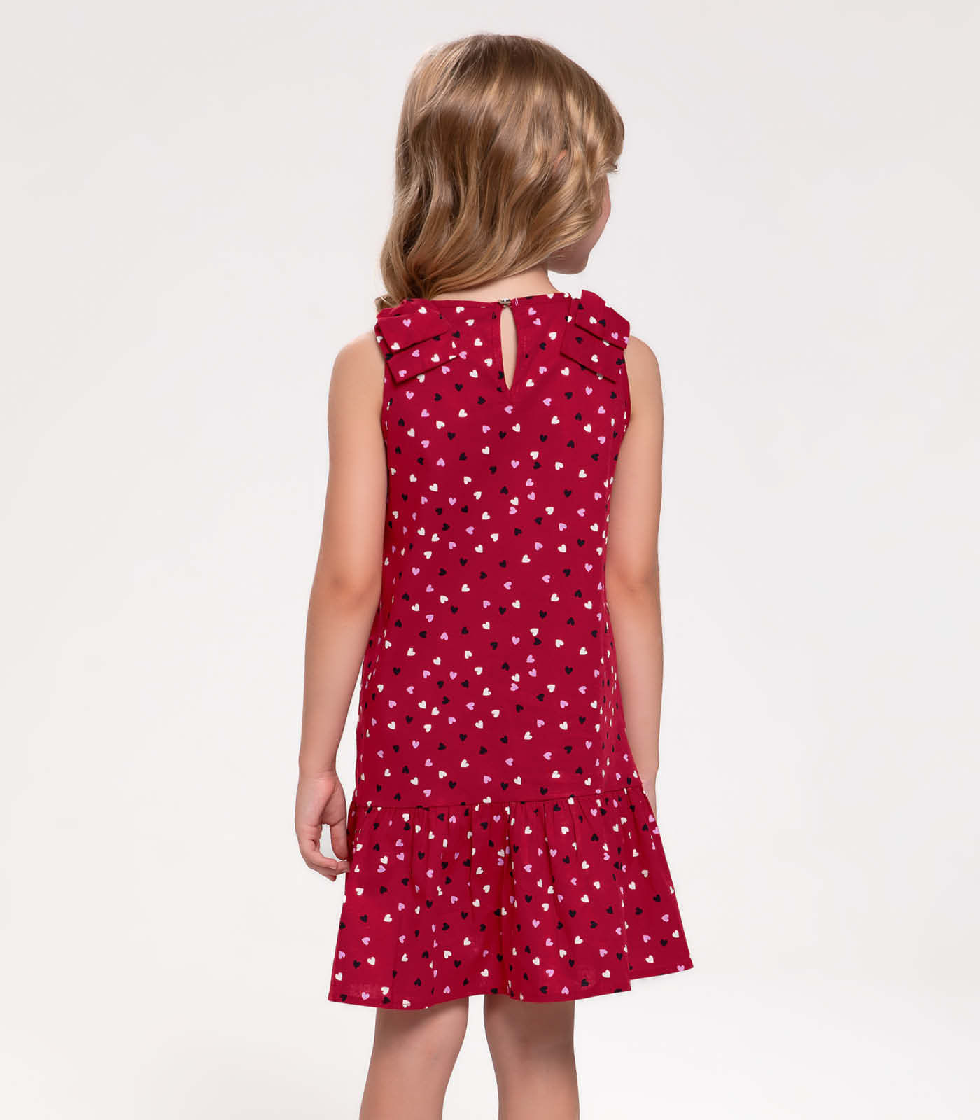 Miniatura Vestido Infantil Com Laço Trick Nick Vermelho 1