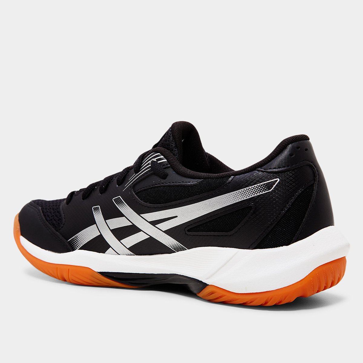 Miniatura Tênis Asics Gel Rocket 12 Feminino Preto+Branco - 34