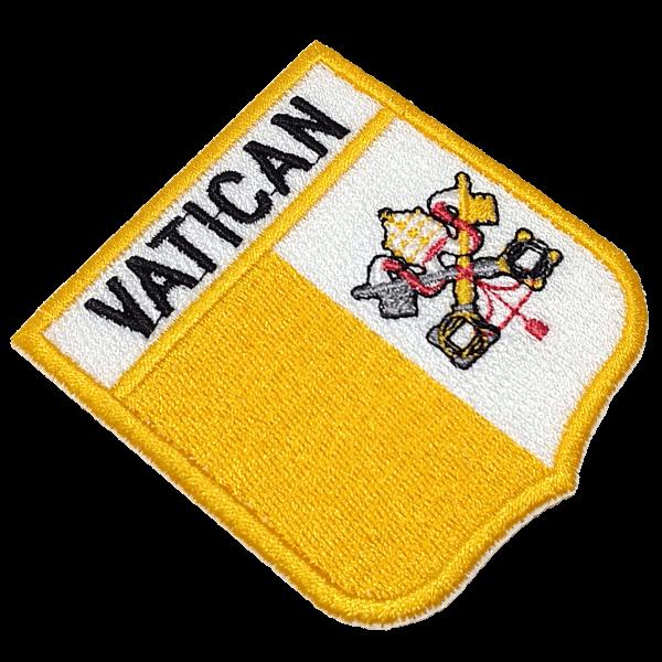 Miniatura Bandeira Vaticano BEIN048 Patch Bordado para Uniforme Camisa