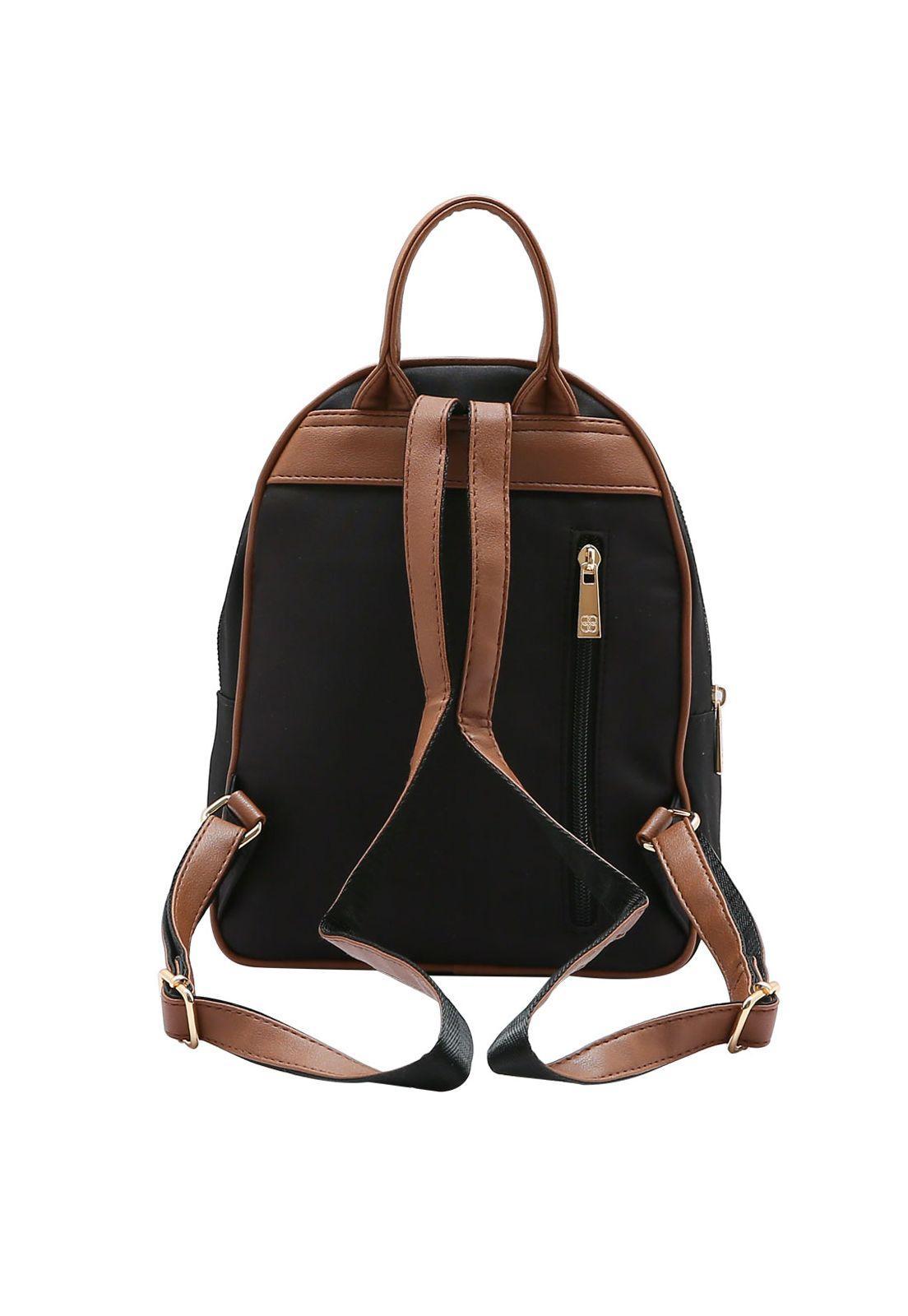 Miniatura Bolsa Mochila Feminina Chenson 8184601 Nylon