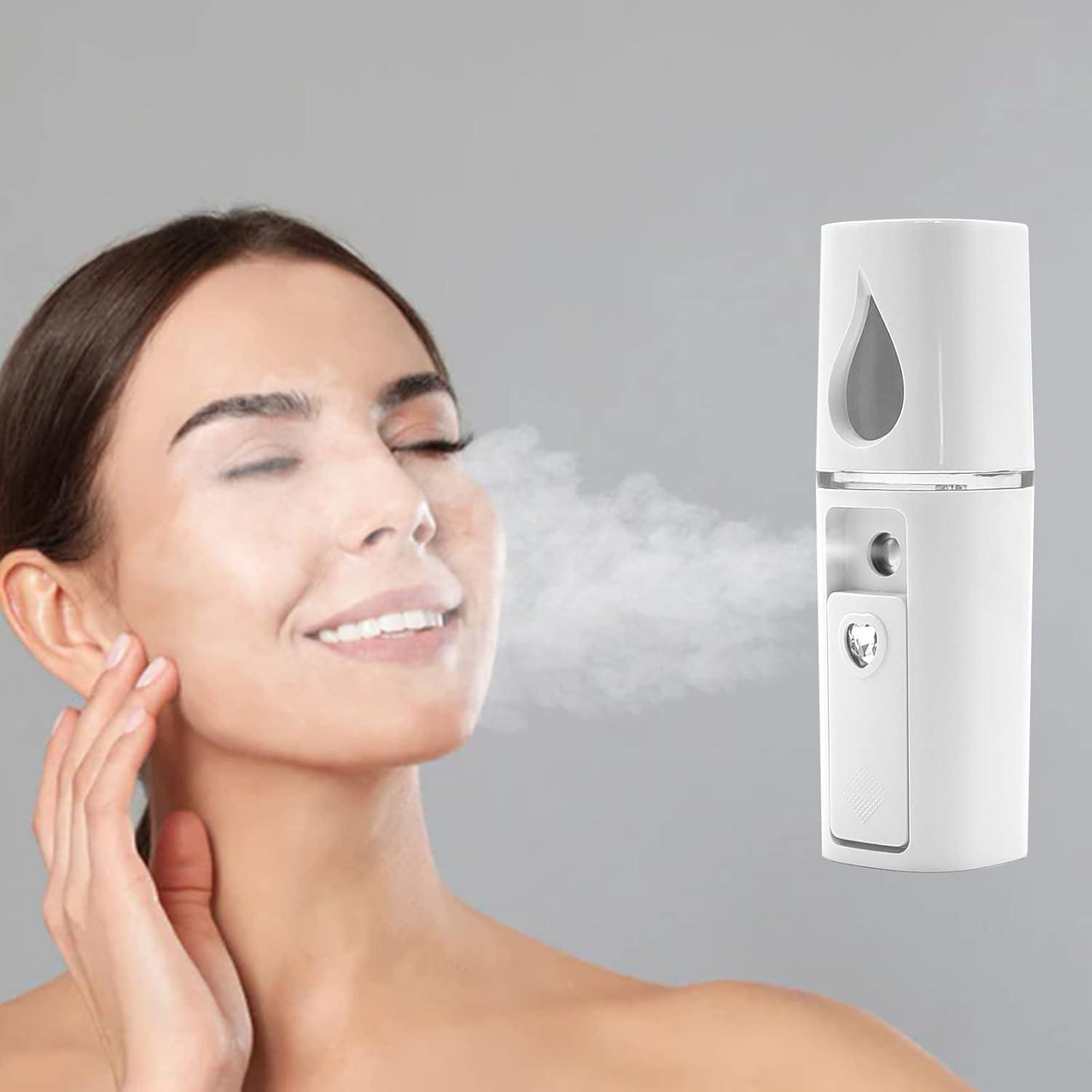 Miniatura Nano Spray Vaporizador Facial Cílios Portátil Recarregável