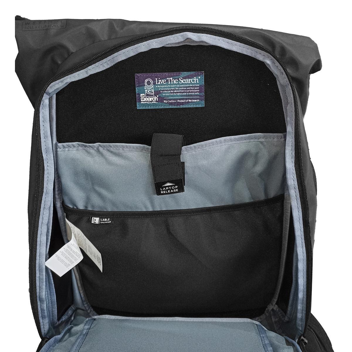 Miniatura Mochila Rip Curl F-Light Surf Icons Black 40L Importada