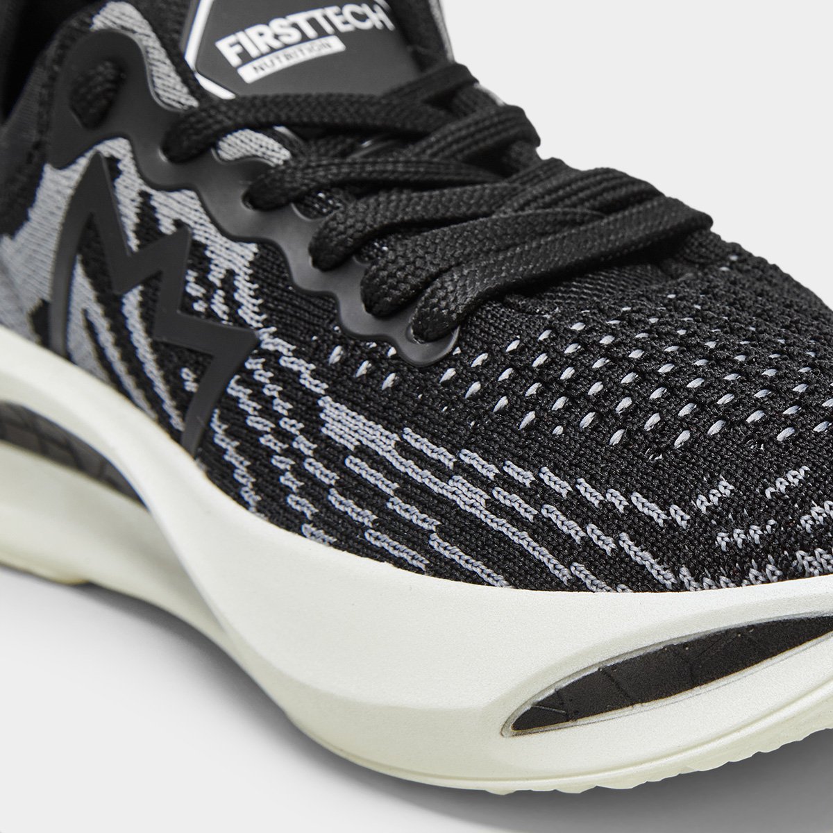 Tênis First Corrida Masculino Preto+Branco - 41