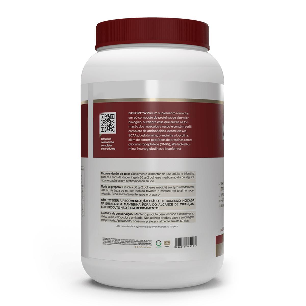 Miniatura Kit 3 Isofort Vitafor Whey Protein 900G Neutro
