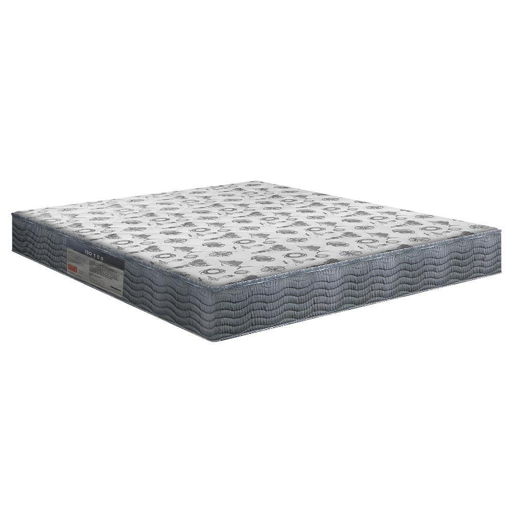 Miniatura Cama Box Viúva + Colchão D33 Ortobom Iso 100 128cm Branco