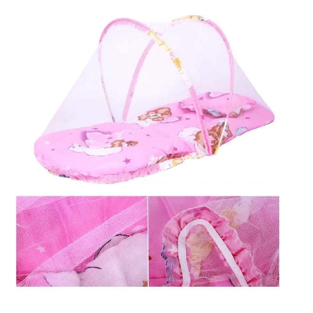 Miniatura Berco Mosquiteiro Barraca Mini Cama Colchonete Bebe Tenda Portatil Colchao Dobravel Ninho Infantil