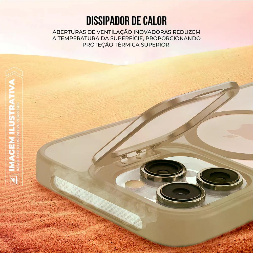 Miniatura Capa case capinha para iPhone 17 Pro Max - MagSafe Titanium Desert - Gshield