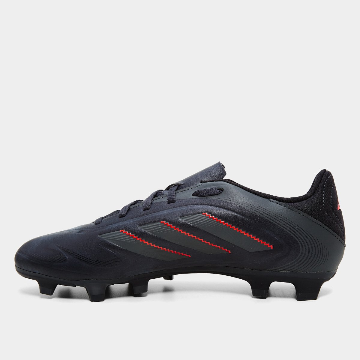 Chuteira Campo Adidas Copa Pure III Club Unissex Preto+Vermelho - 37