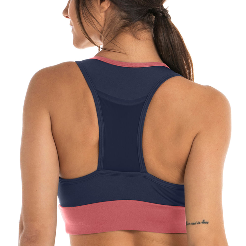 Miniatura Top de Treino Feminina Mizuno Run Easy 4 Azul - G