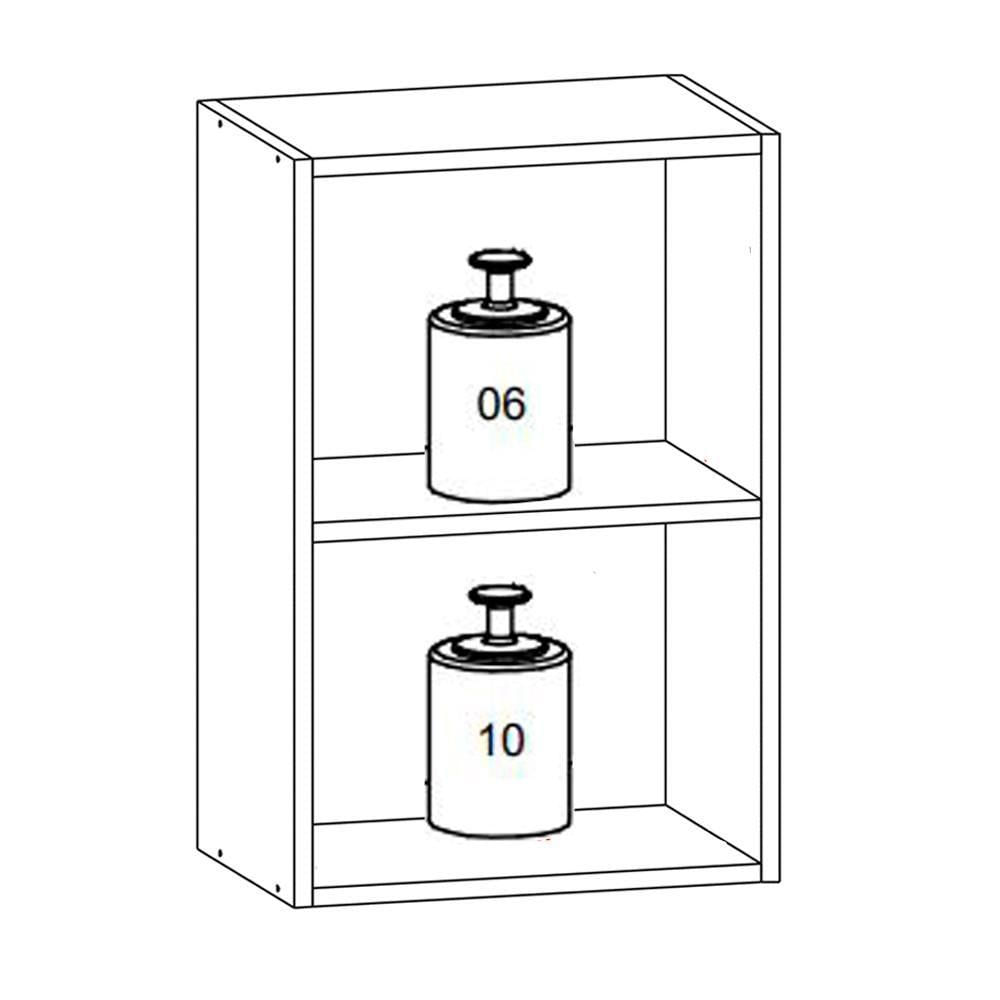 Miniatura Armario Aereo 1 Porta 40cm 762am Freijo Gris
