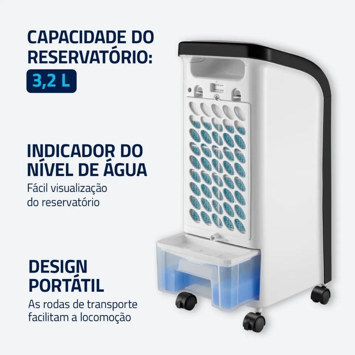 Miniatura Climatizador Mondial Fresh Air 4 Em 1 CL-03 Branco 220V