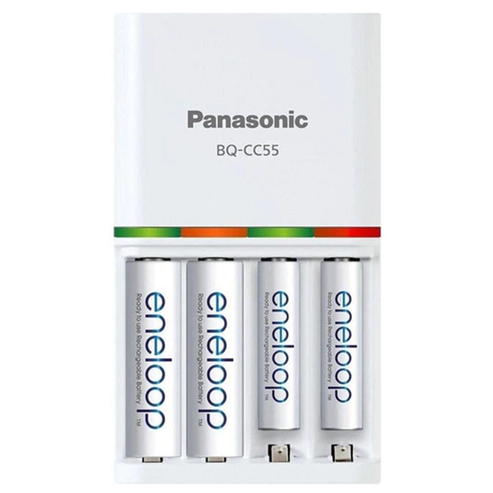 Miniatura Carregador Eneloop Panasonic Ultra Rápido Carga Em 3 Horas