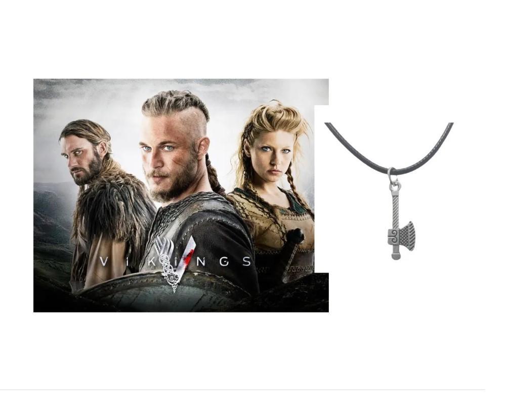 Miniatura Colar Machado Viking Seriado Vikings Ragnar Lothbrok