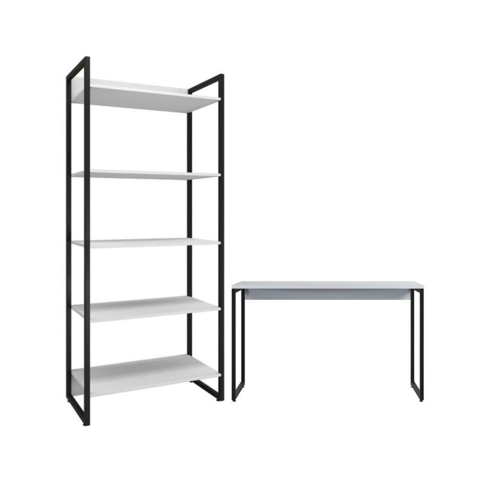 Miniatura Jogo De Escritório Mali Branco Preto