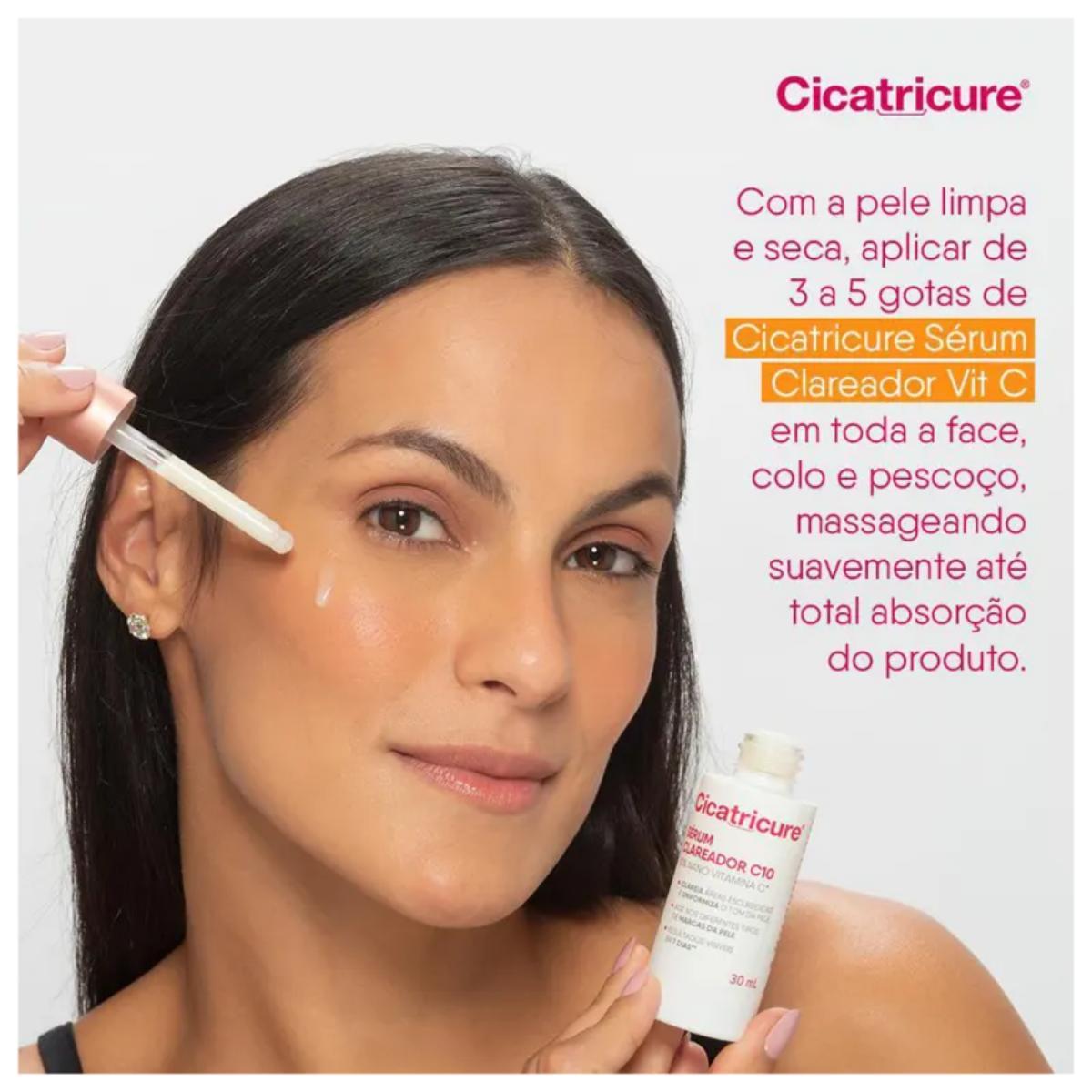 Miniatura Kit Cicatricure Contorno Dos Olhos Clareador Vit C10 Nano