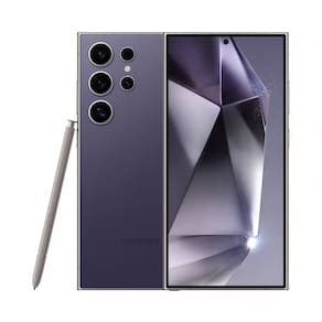 Miniatura Smartphone Samsung Galaxy S24 Ultra Titânio Violeta 512GB, Galaxy AI, Tela 6.8", 12GB RAM, S Pen e Snapdragon 8 Gen 3 + Fone de Ouvido Galaxy Buds FE