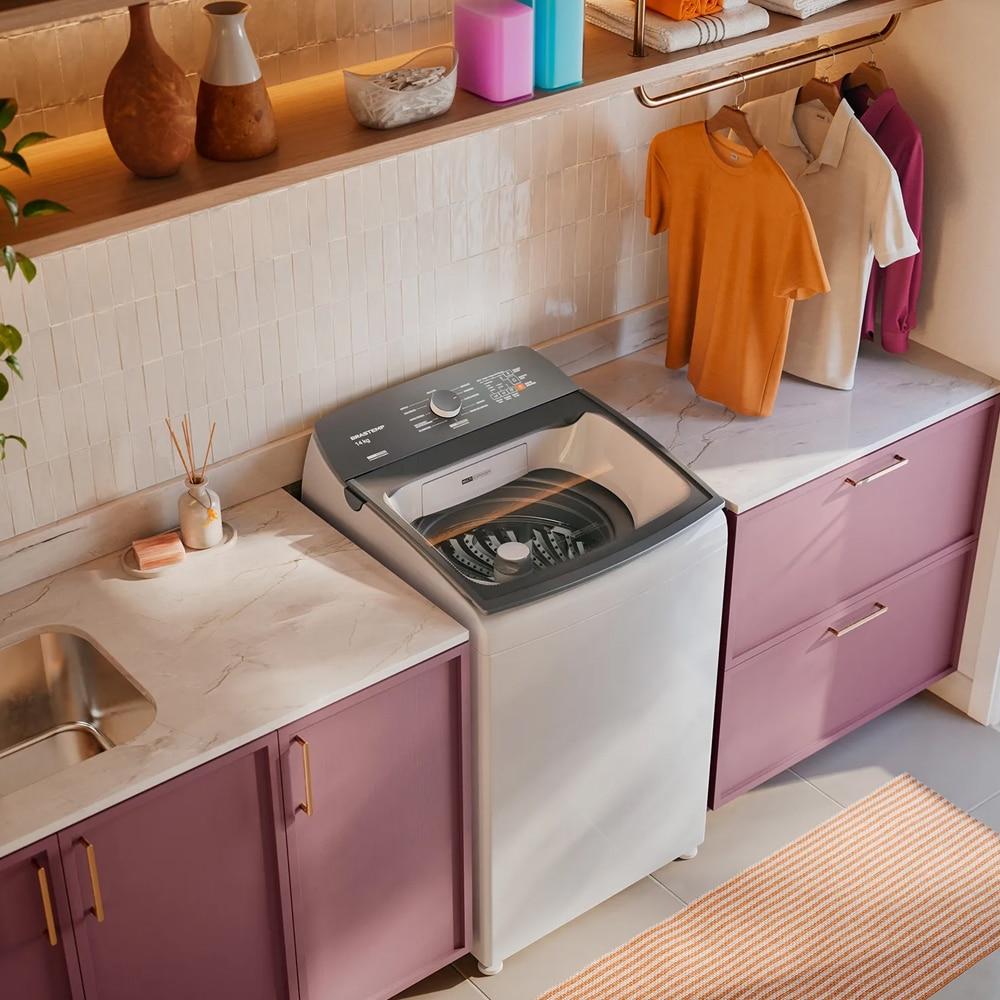 Máquina de Lavar Roupas Brastemp BWJ14AB 14 Kg, Branca - 220V 220 Volts
