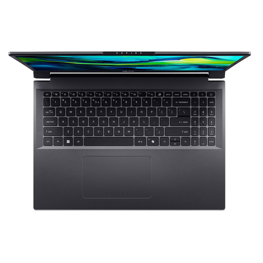 Miniatura Notebook Acer Aspire 16 A16-71MT-75ZS Intel® Core™ Ultra 7 155U 16GB RAM 512GB SSD W11 16” WUXGA touchscreen