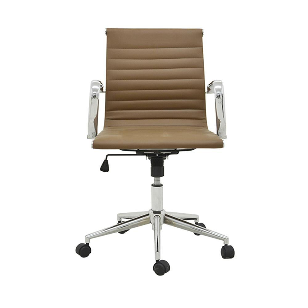 Miniatura Cadeira De Escritório Office Sevilha Baixa Pu Fendi Rivatti