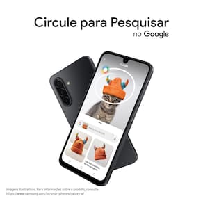 Miniatura Smartphone Samsung Galaxy A17 5G 256GB 6,7” Super AMOLED Câmera Tripla 50MP IA Gemini Azul