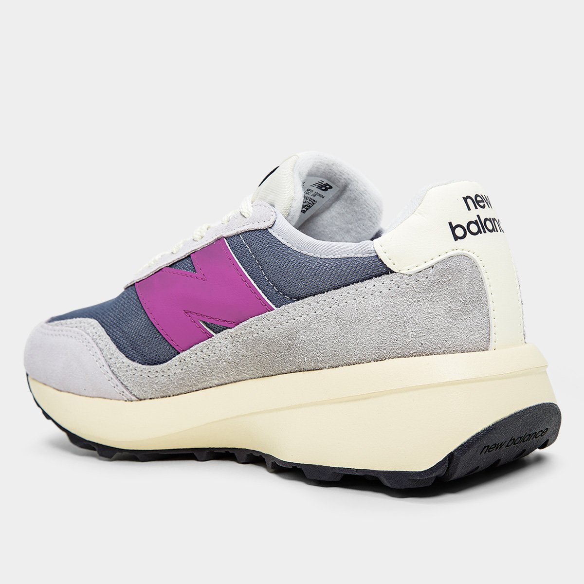 Miniatura Tênis New Balance 370v1 Unissex Lilás - 34