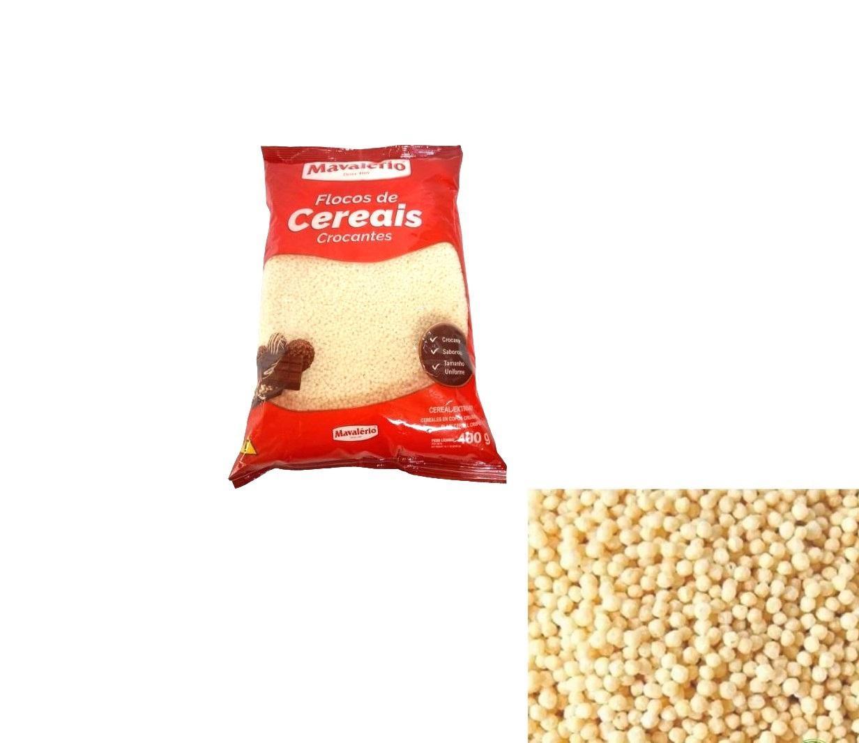 Miniatura Flocos De Cereais Crocantes 400G Mavalério Receitas Diversas