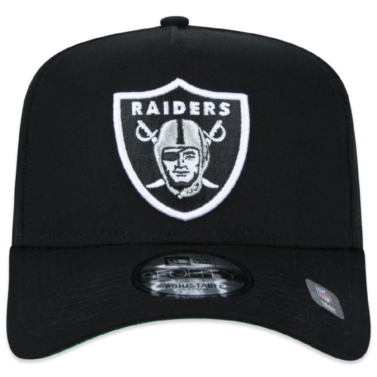 Miniatura Boné New Era 940 Nfl Las Vegas Raiders Core Preto Champs
