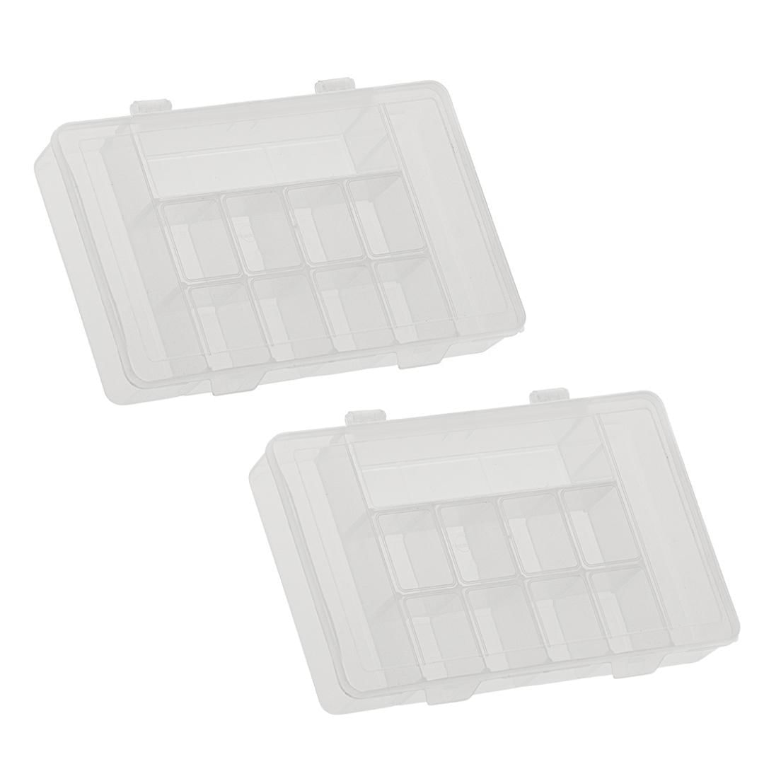 Miniatura Kit 2 Caixa Box Organizador G 28X17,5X4 Cm 11 Divisórias