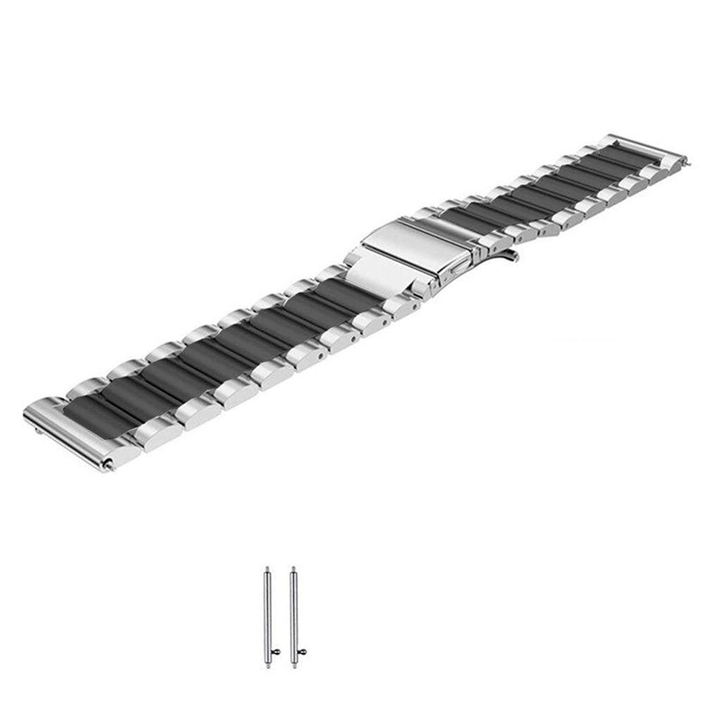 Miniatura Pulseira Relogio Smartwatch Smartband Aço Inox 3 Elos