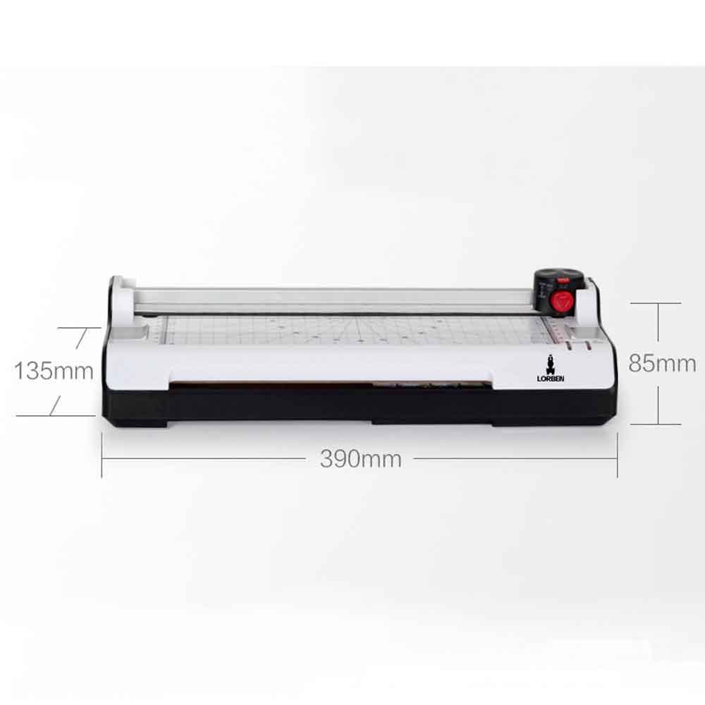 Miniatura Plastificadora Laminadora Refiladora Lorben 5X1 A4 Documento